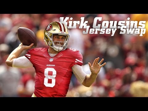 kirk cousins 49ers jersey swap football girl comments