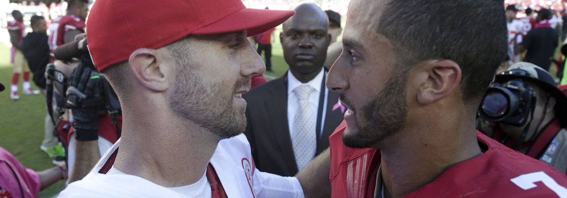 Alex Smith on Kaepernick: ‘Crazy that at this point he’s out of a job’