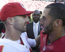 Alex Smith on Kaepernick: ‘Crazy that at this point he’s out of a job’
