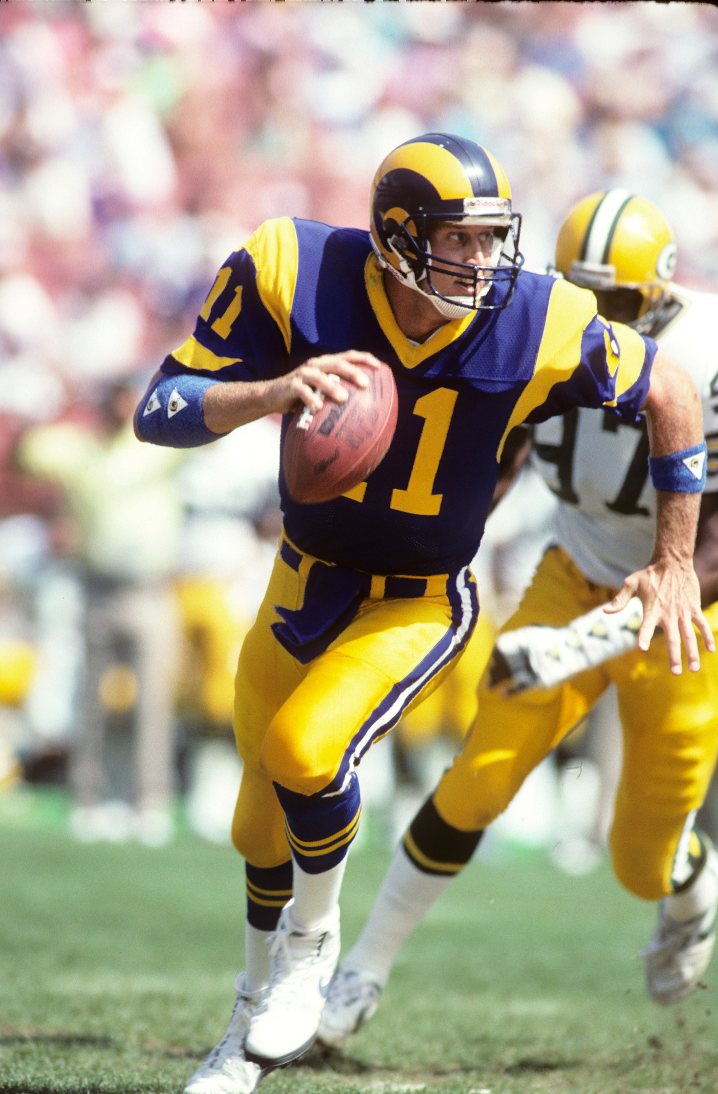 Former NFL star Jim Everett discusses his Pro Bowl career, current QBs and  his card collection - Sports Collectors Digest