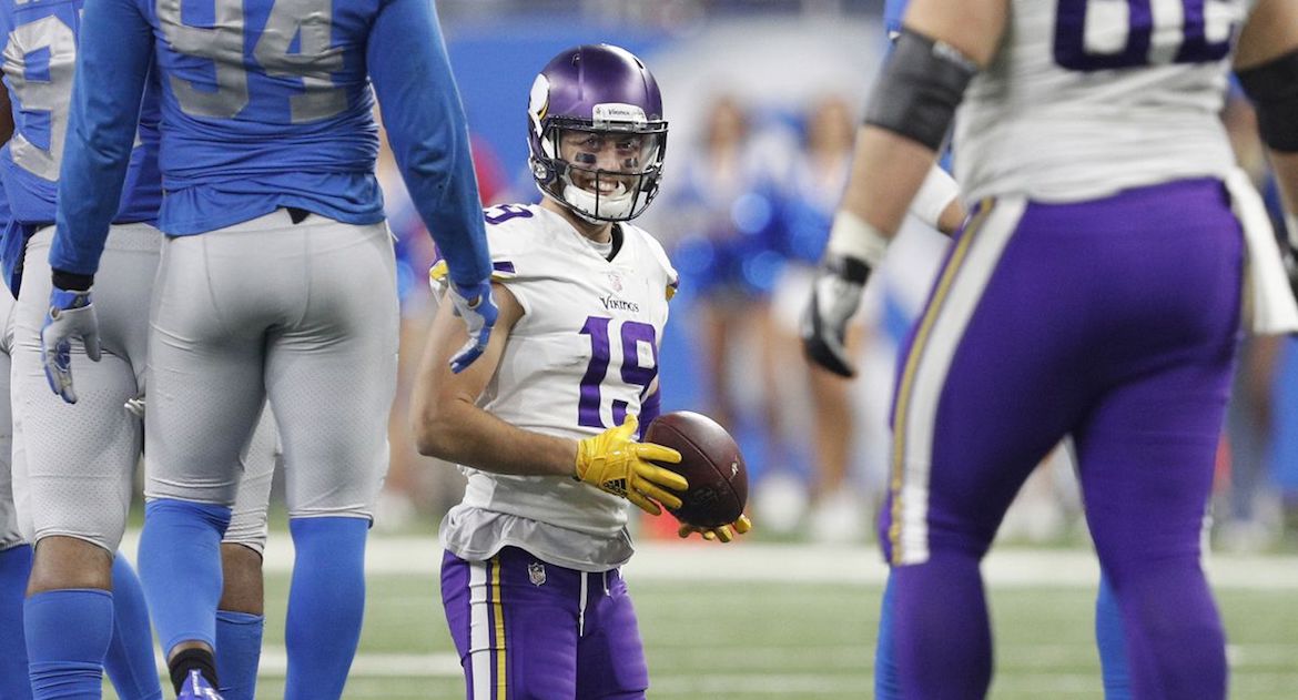 Adam Thielen has thrived in Minnesota this year.