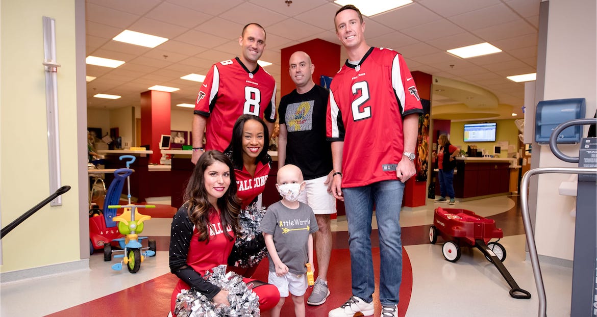 Matt Ryan and the Atlanta Falcons give back.