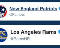 How the Rams and Patriots Stack Up On Twitter