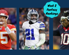 Fitz on Fantasy: Week 2 Complete Player Rankings