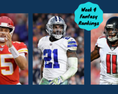 Fitz on Fantasy: Week 4 Complete Player Rankings By Position