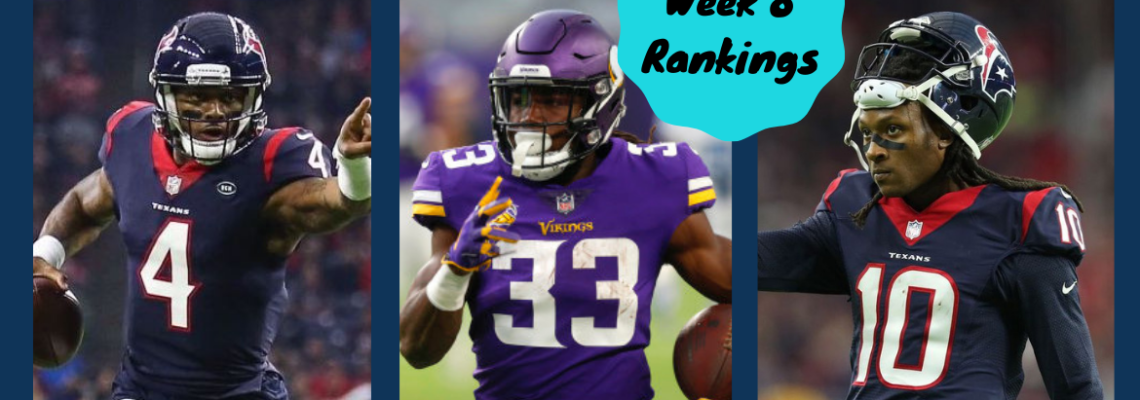 Fitz on Fantasy: Complete Week 8 Player Rankings