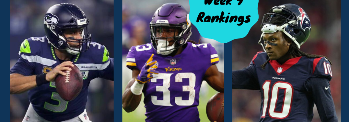 Fitz on Fantasy: Week 9 Rankings By Position