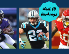 Fitz on Fantasy: Week 10 Rankings By Position