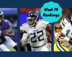 Fitz on Fantasy: Week 14 Player Rankings By Position