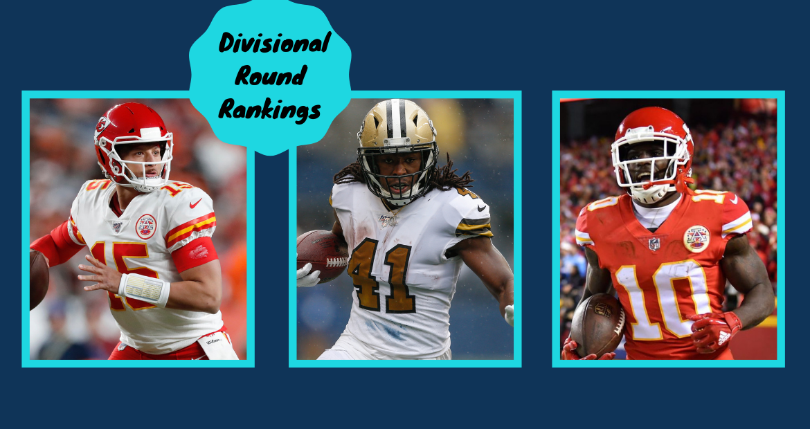Half-PPR Fantasy Football Rankings for the Divisional Round