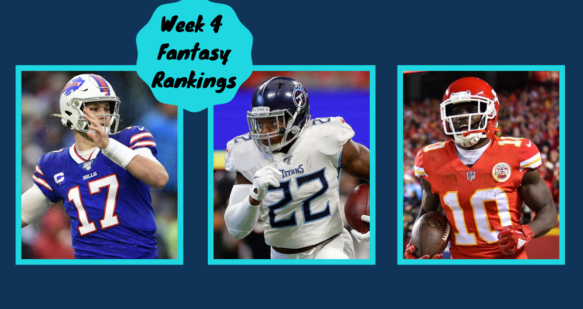 Fitz on Fantasy: 2020 Week 4 Complete Player Rankings